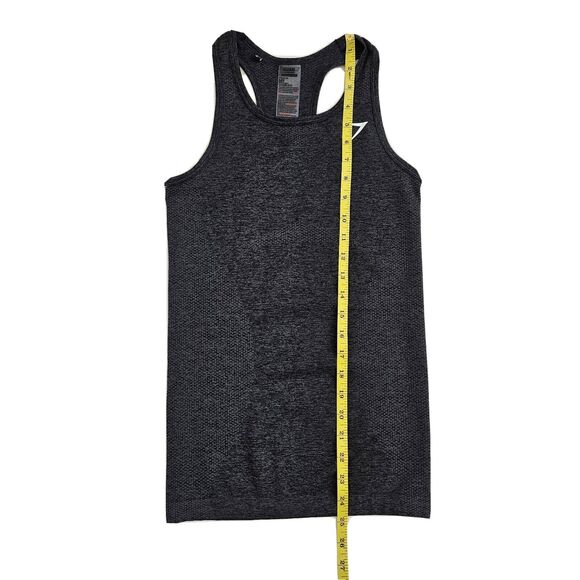 Gymshark (Womens Medium) Vital Seamless Tank Top Sleeveless Shirt Racerback Gray - Picture 5 of 5